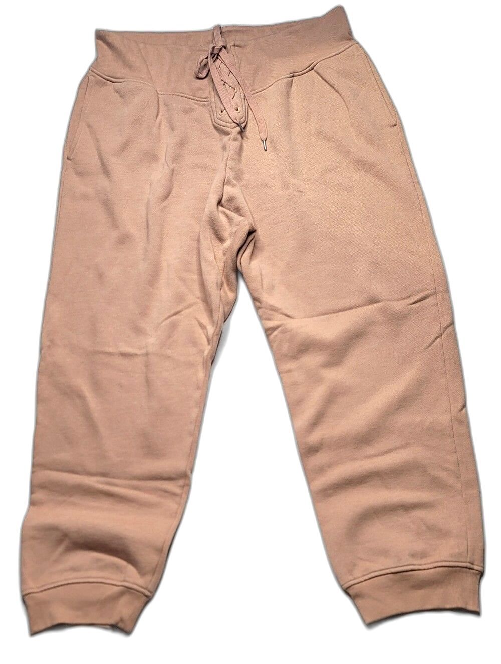Victoria's Secret Jogger Sweatpants Lace Up Bare Nude Baggy High Waisted SizeXXL - Picture 2 of 14